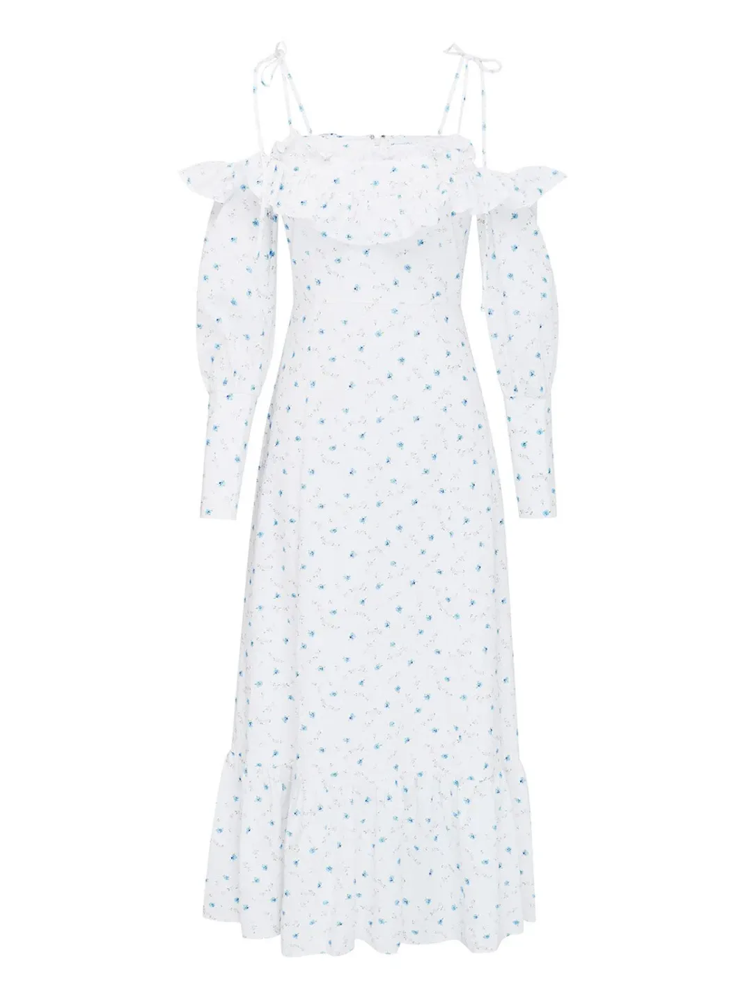 Alice McCall Limonata Midi Dress Porcelain Size 12 for rent on The Volte - main image