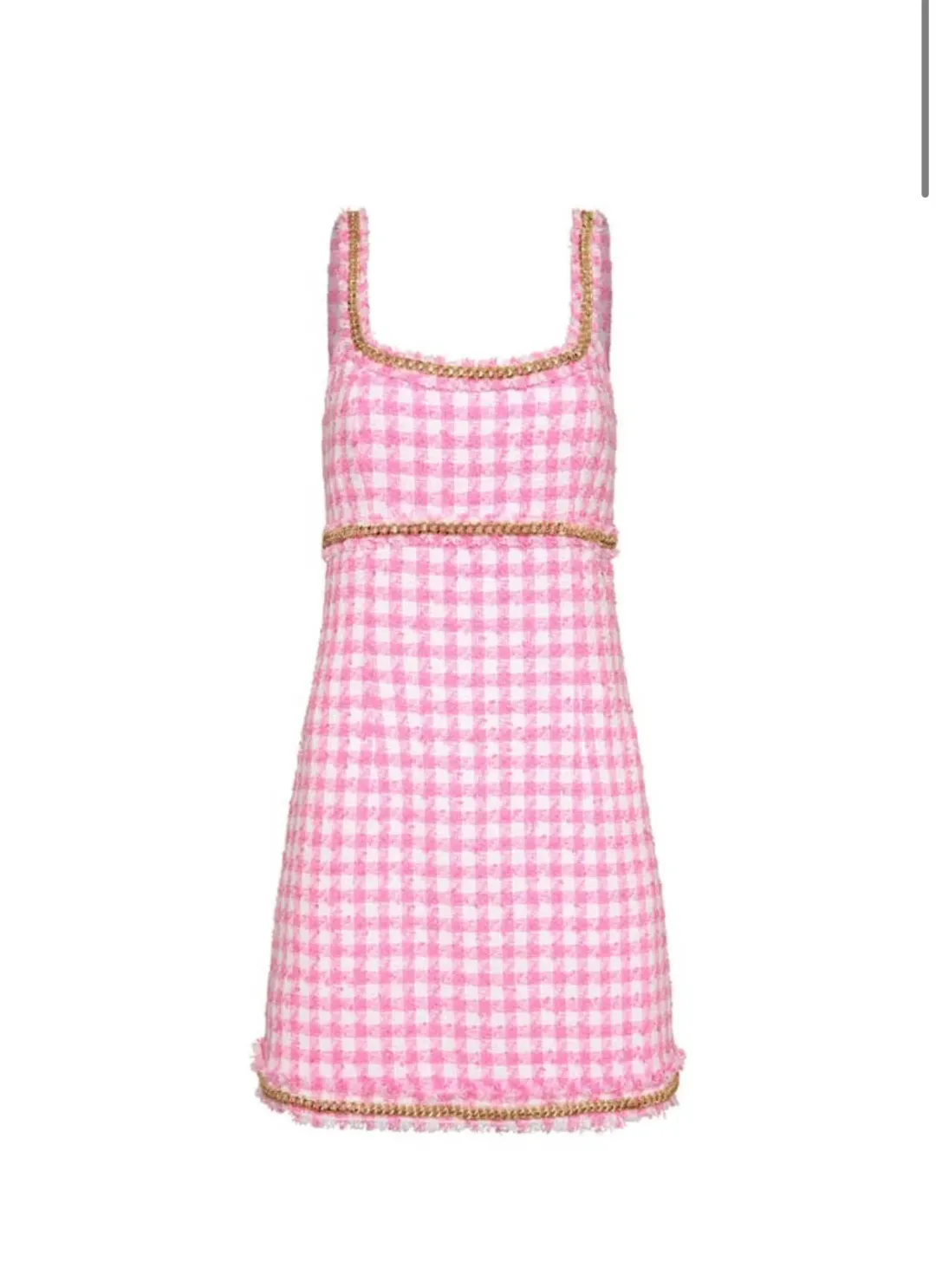 Rebecca Vallance Gabrielle Scoop Mini Dress Pink Size 6 for rent on The Volte - main image