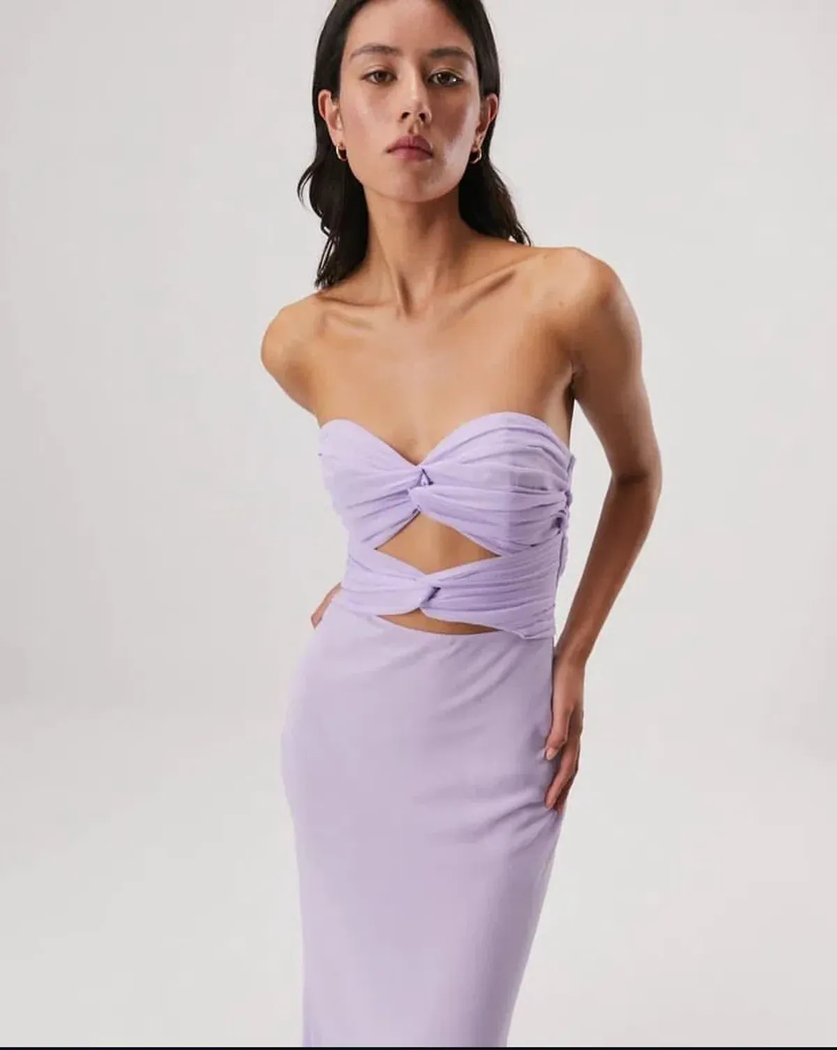 Misha Saga Maxi Dress In Violet Size 8  - Image 3