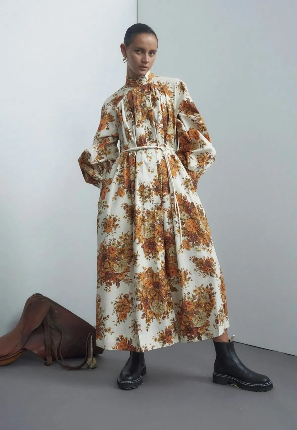 Alemais Derby Shirtdress Print Size 14 - Image 1