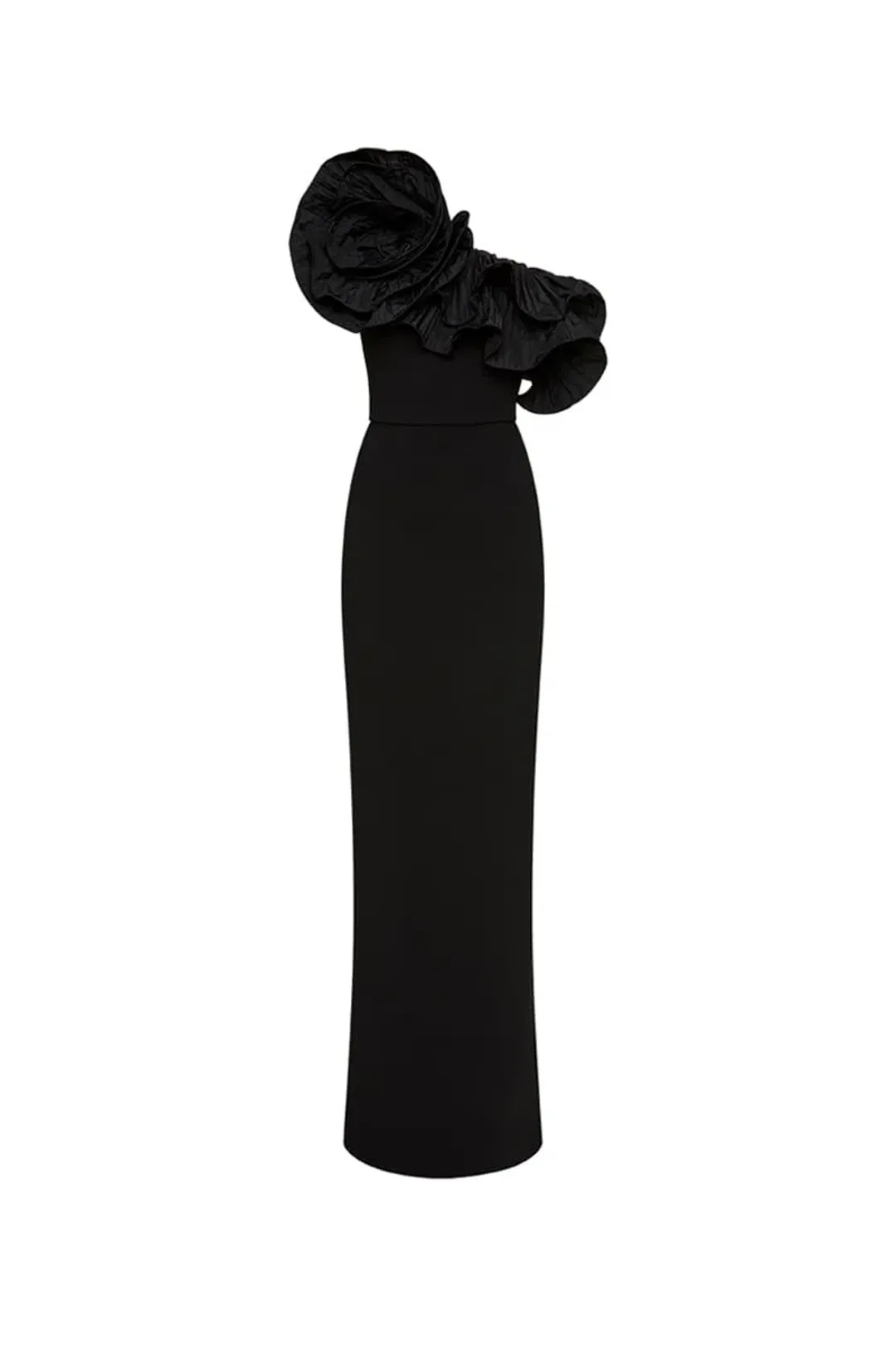 Rebecca Vallance Chloe Gown Black Size 10  for rent on The Volte - main image