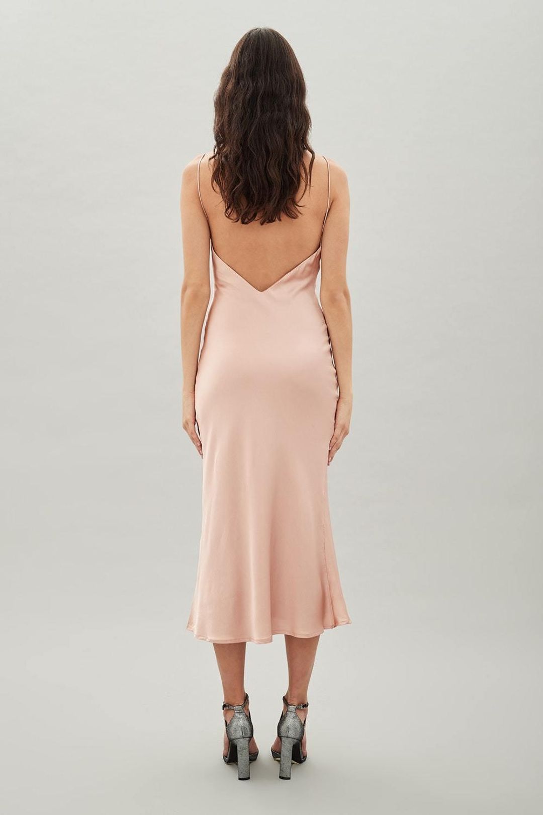 Hansen and Gretel Demi Slip Dress Blush Size 6 for rent on The Volte - main image