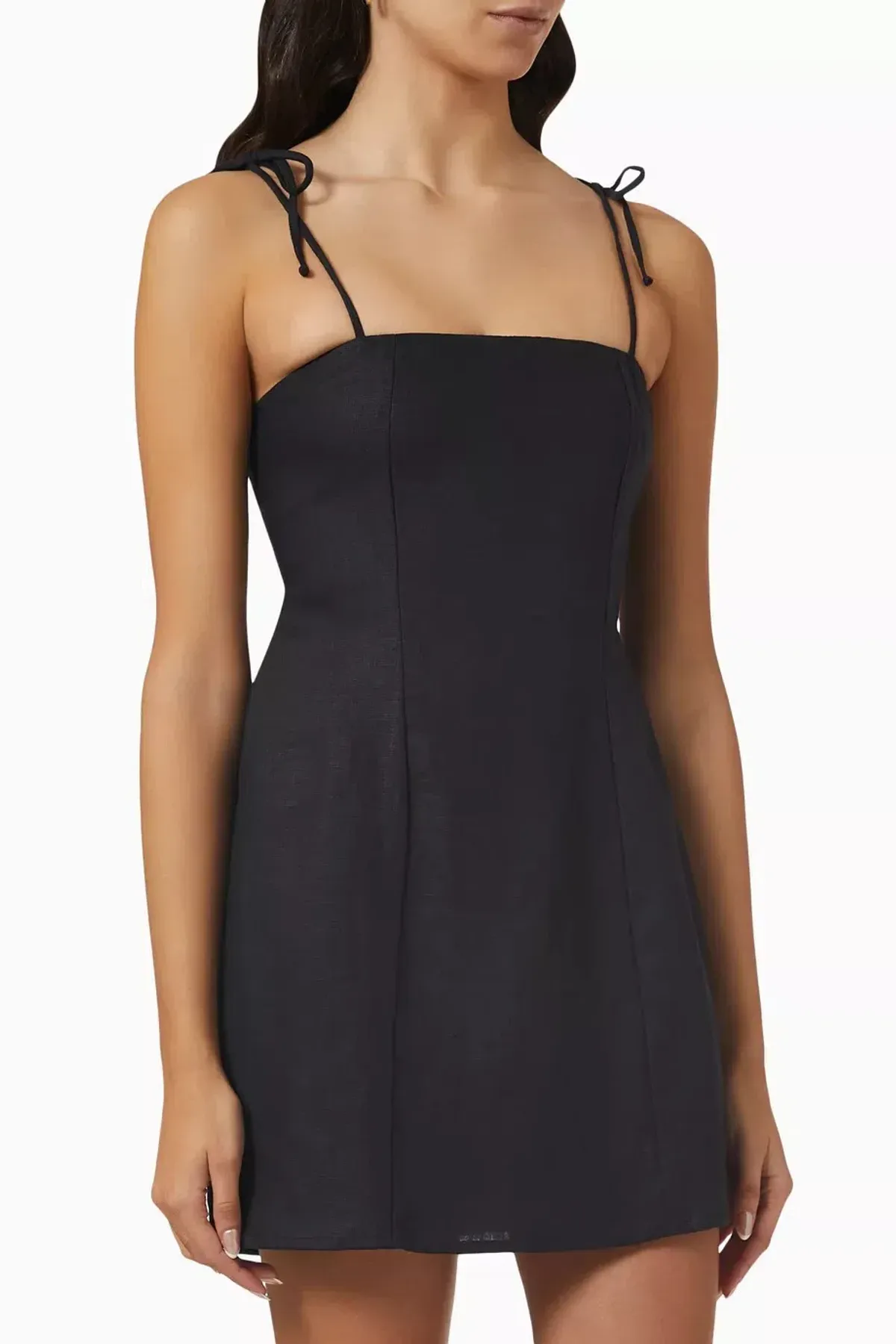 Faithfull The Brand Ysla Mini Dress Black Size S / AU 8 - Image 4