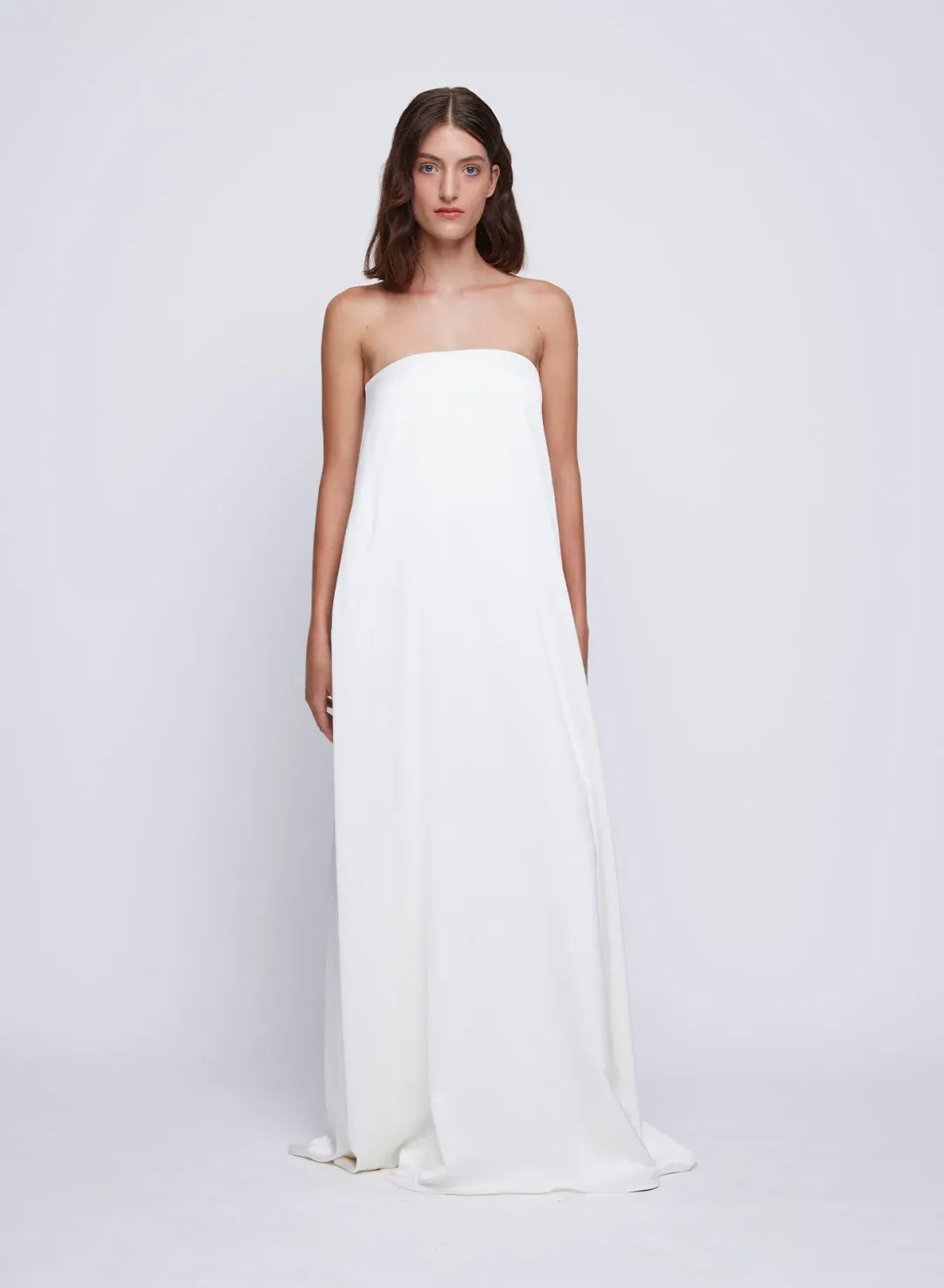 Anna Quan Delfina Gown Ivory White Size 10 for rent on The Volte - main image