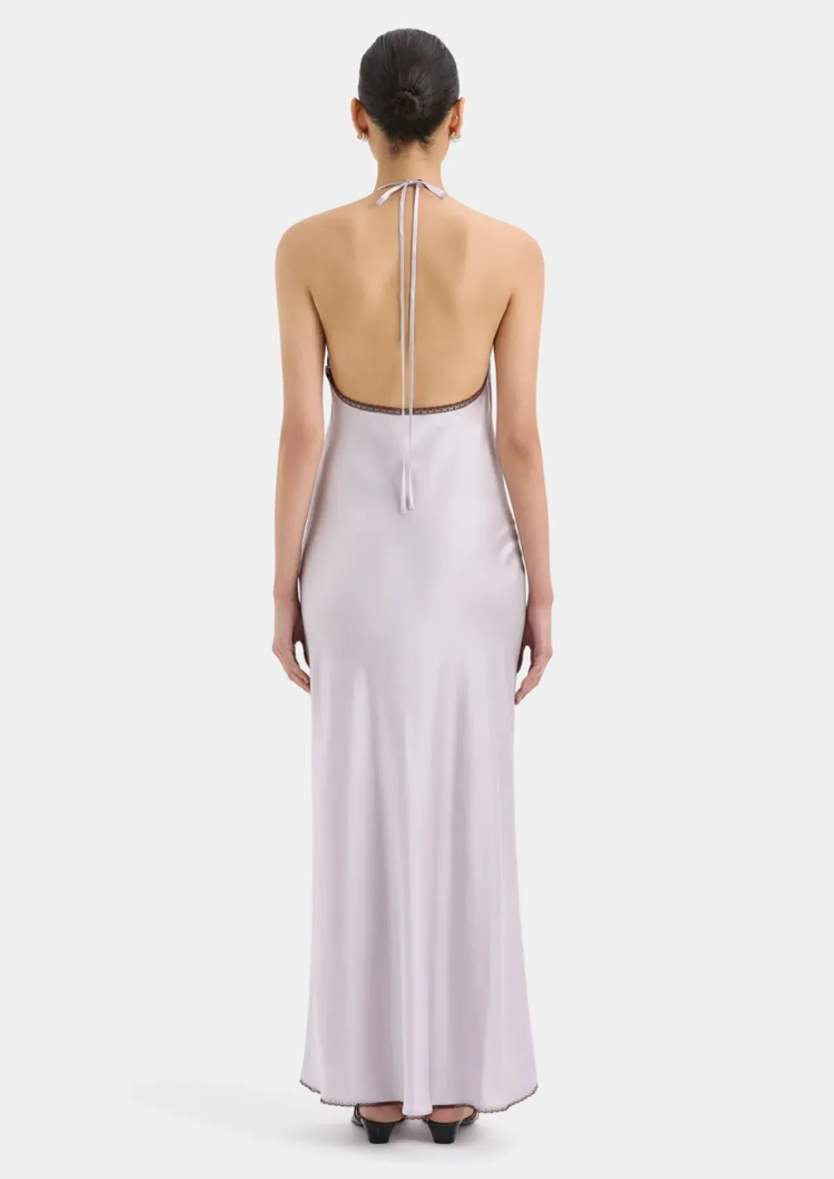 Sir The Label Aries Halter Dress Lilac Size 0/ AU 6 - Image 3