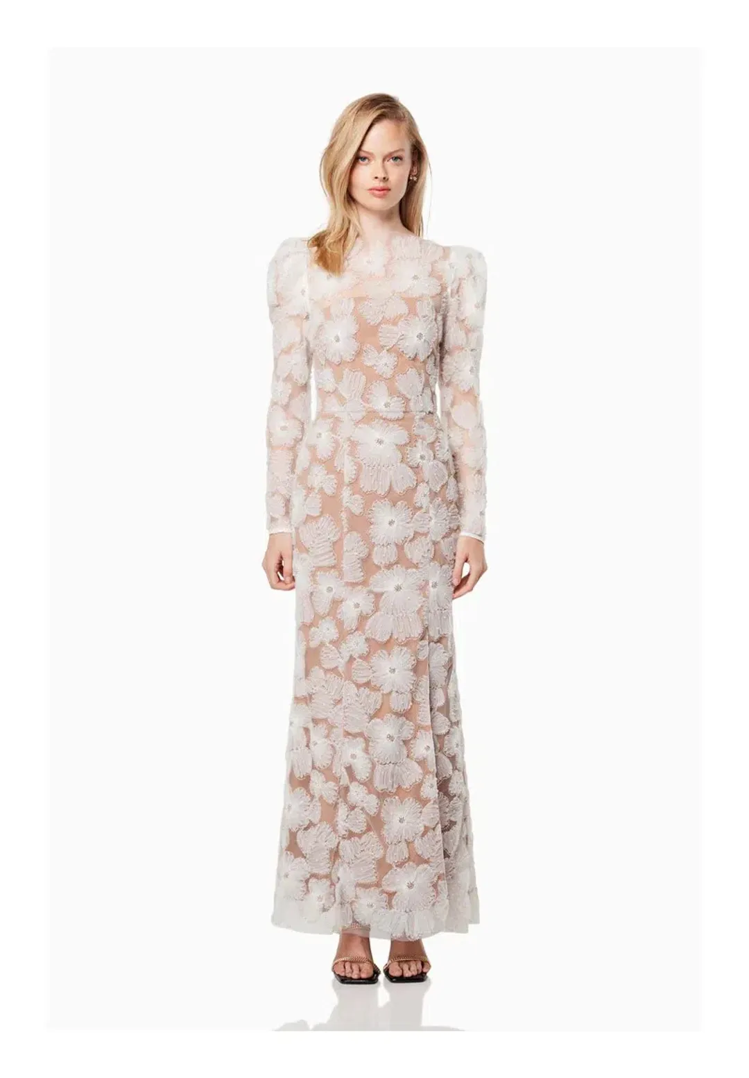 Elliatt Darcy Maxi Gown in White Size X-Large / AU 14 for rent on The Volte - main image