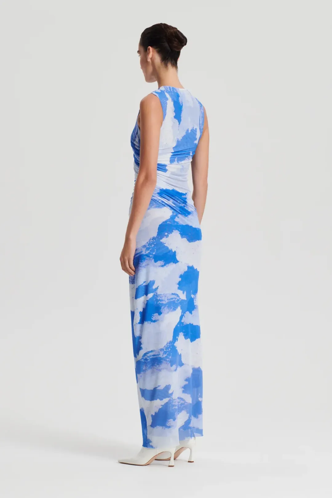 Scanlan Theodore Italian Cloud Print Dress Print Size 10 for rent on The Volte - main image