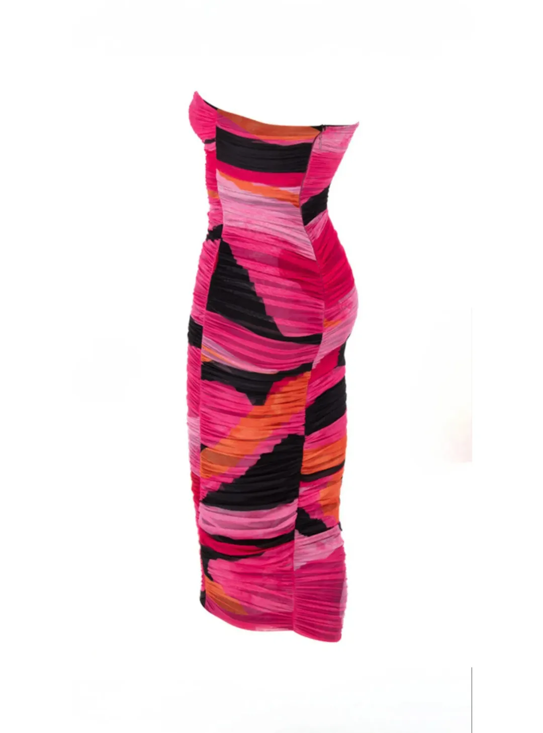 House of CB Sasha Midi Dress Multi Size L / AU 12 for rent on The Volte - main image