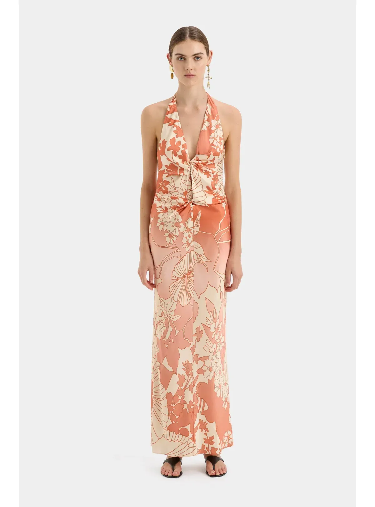 Sir the label Como Twist Dress Paradiso Print Size AU 6 - Image 1