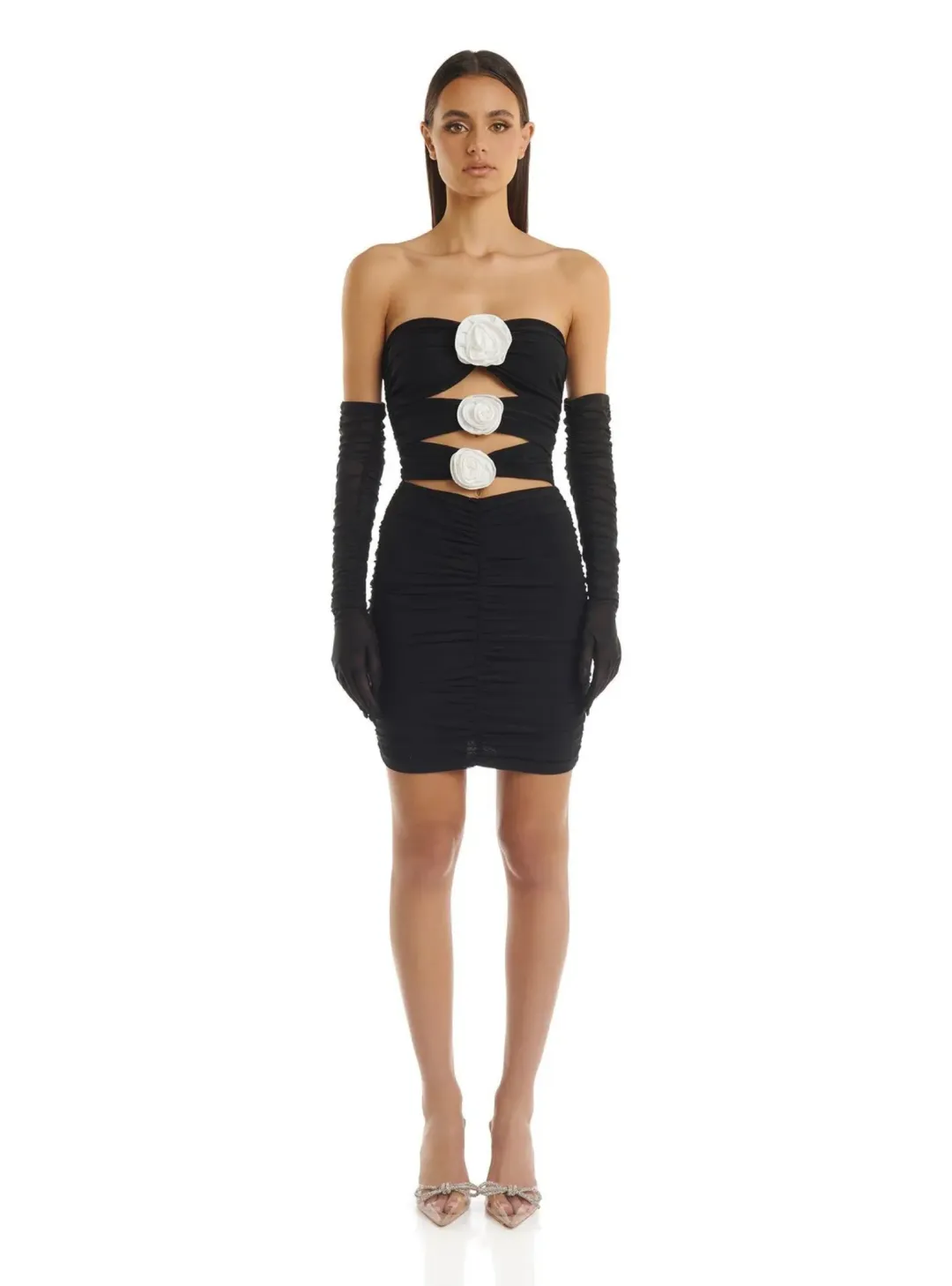 Eliya the label Jordyn Dress Black Size L / AU 12 for rent on The Volte - main image