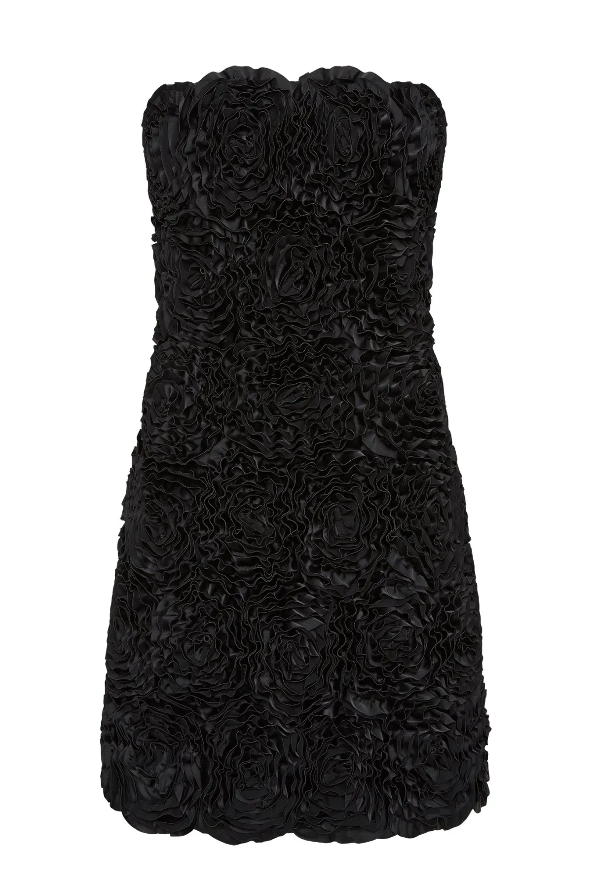 Aje Gazer Rosette Mini Dress Black Size 8 - Image 3