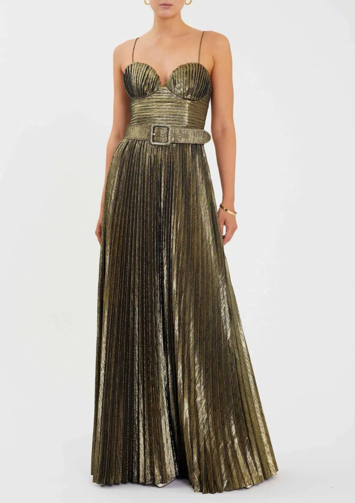 Rebecca Vallance Josie Gown in Metallic Size 14 - Image 2