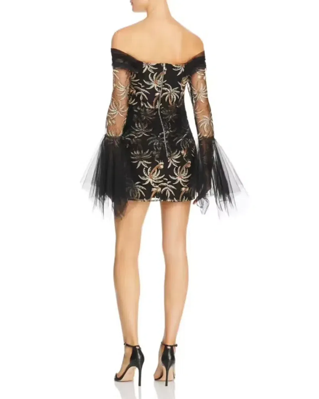 Alice McCall All That She Wants Mini Dress Black Print Size 4 for rent on The Volte - main image