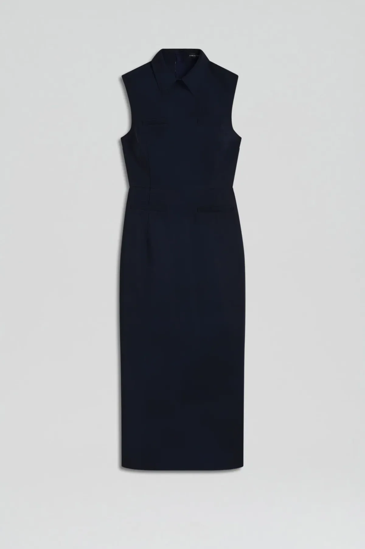 Scanlan Theodore Scuba Pencil Midi Dress Navy Size 10 - Image 4