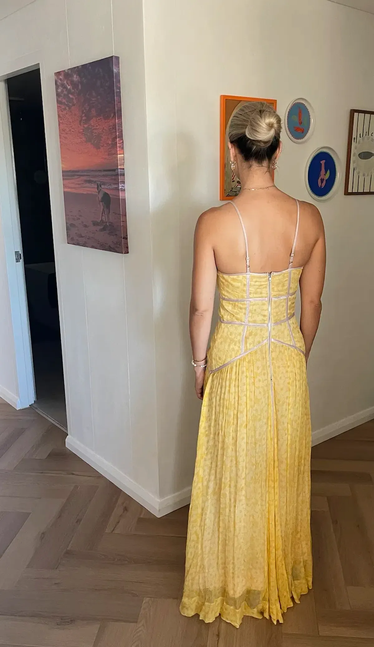 We Are Kindred A-line Dress in Yellow Size XS / AU 6 - Image 2