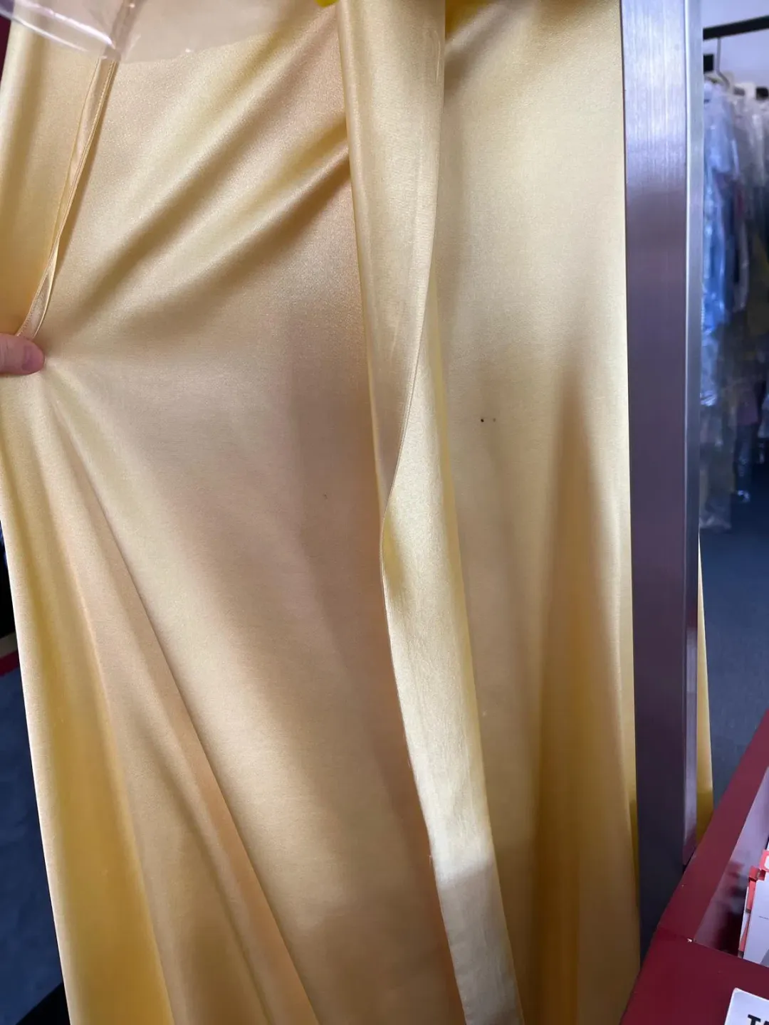 Lane & Sass Lucy Gown in Lemon Size S / AU 8 for rent on The Volte - main image