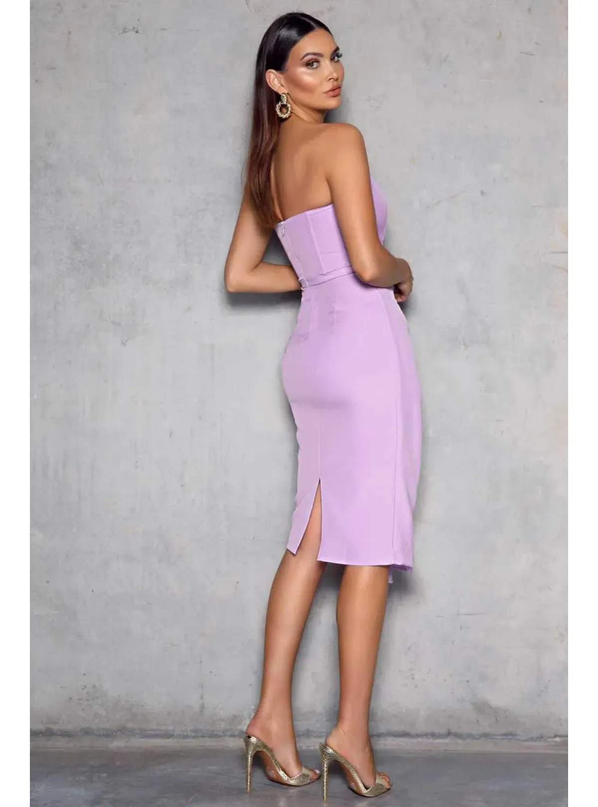 Elle Zeitoune Arell Dress in Lavander Size AU 14 - Image 2