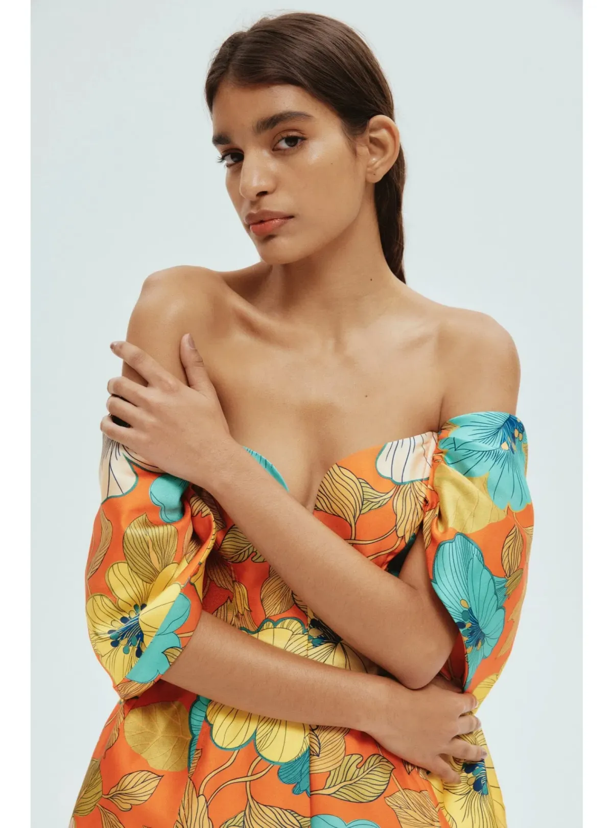 Alemais Piato Sculpt Mini Dress Floral Size AU 8 - Image 3