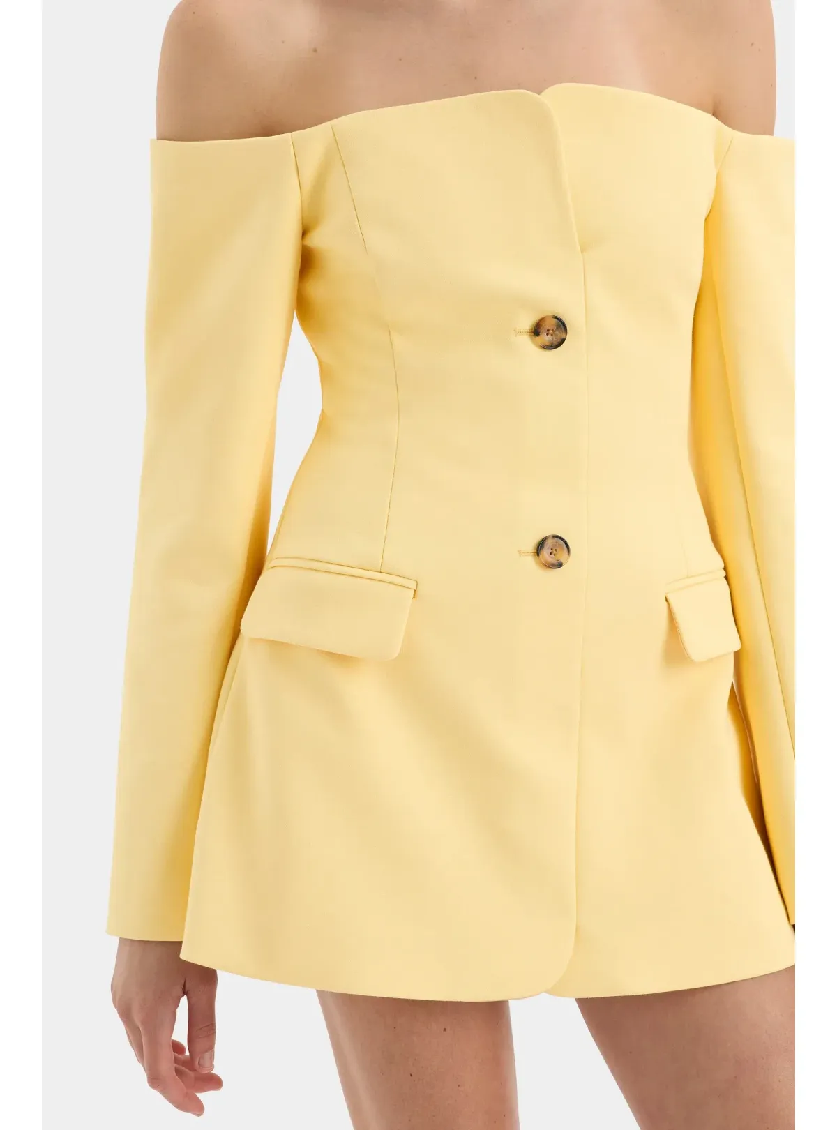 Sir the Label Sandrine Mini Dress Limone Size 0 / AU 6 - Image 2