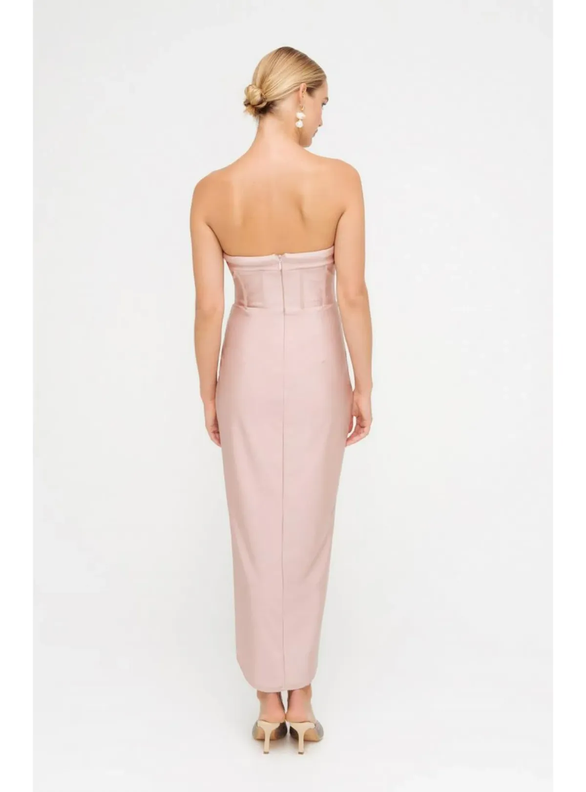Sheike Cosmopolitan Dress in Blush Size AU 14  - Image 2