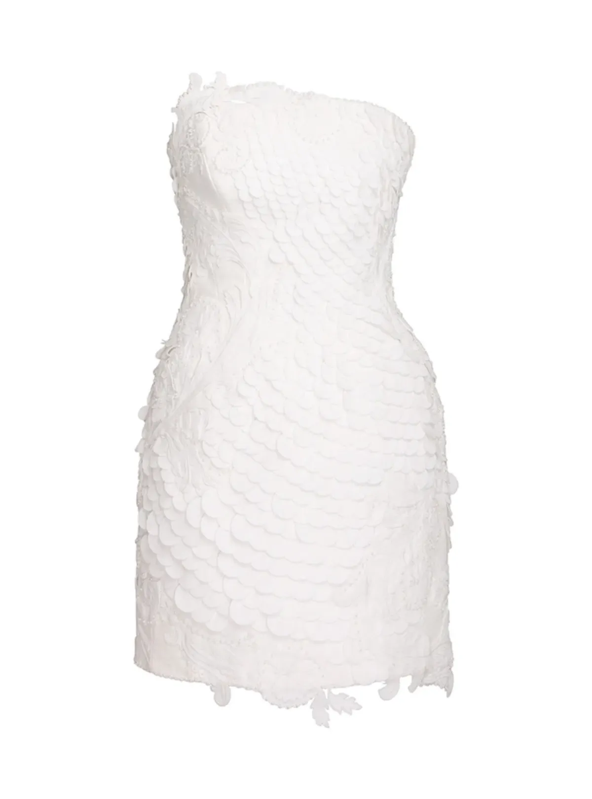 Zimmermann Tama Filigree Mini Dress Ivory Size 2 / AU 12  - Image 4