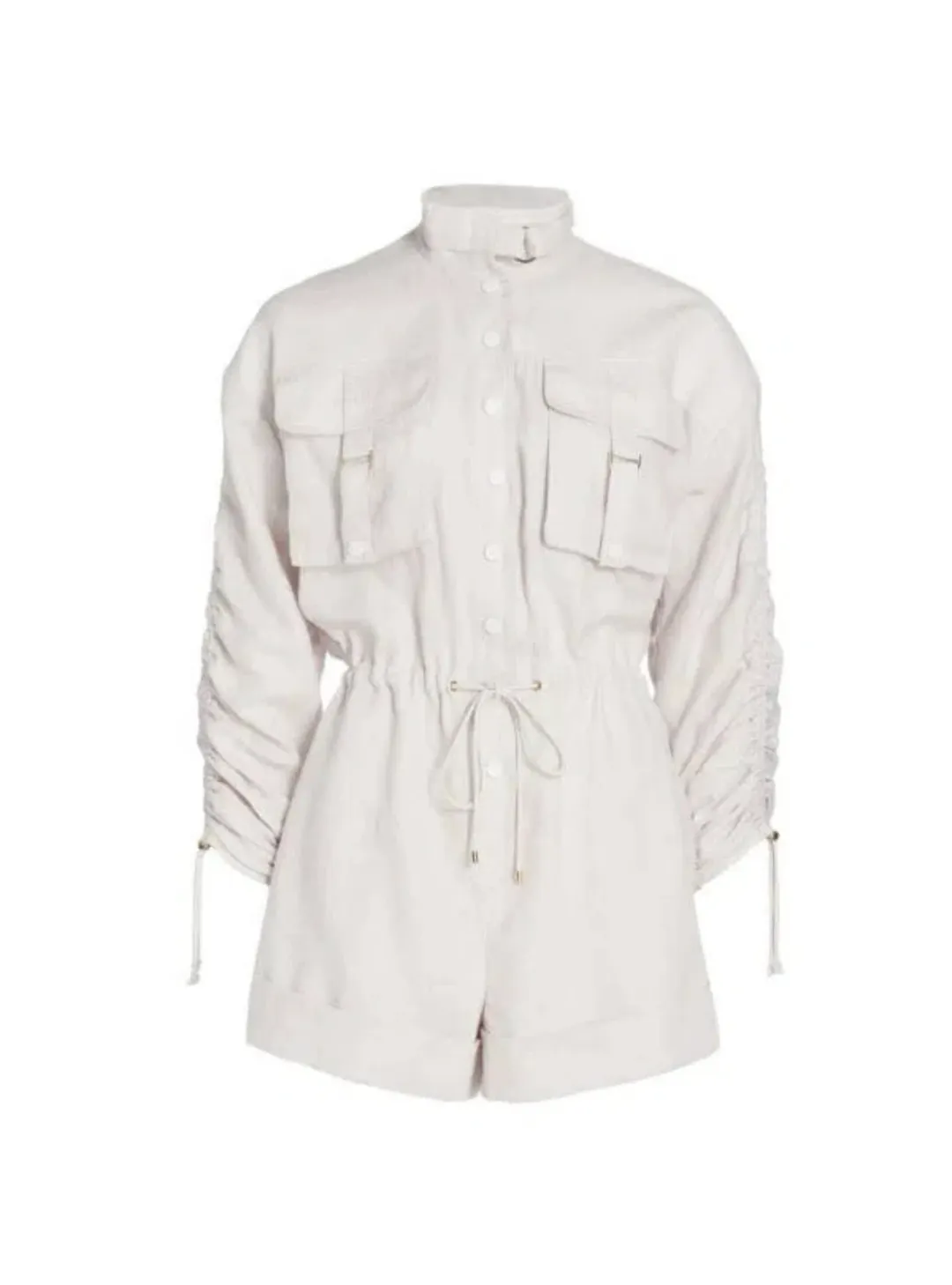 Zimmermann Utility Playsuit Dove Size 1 / AU 10 for rent on The Volte - main image