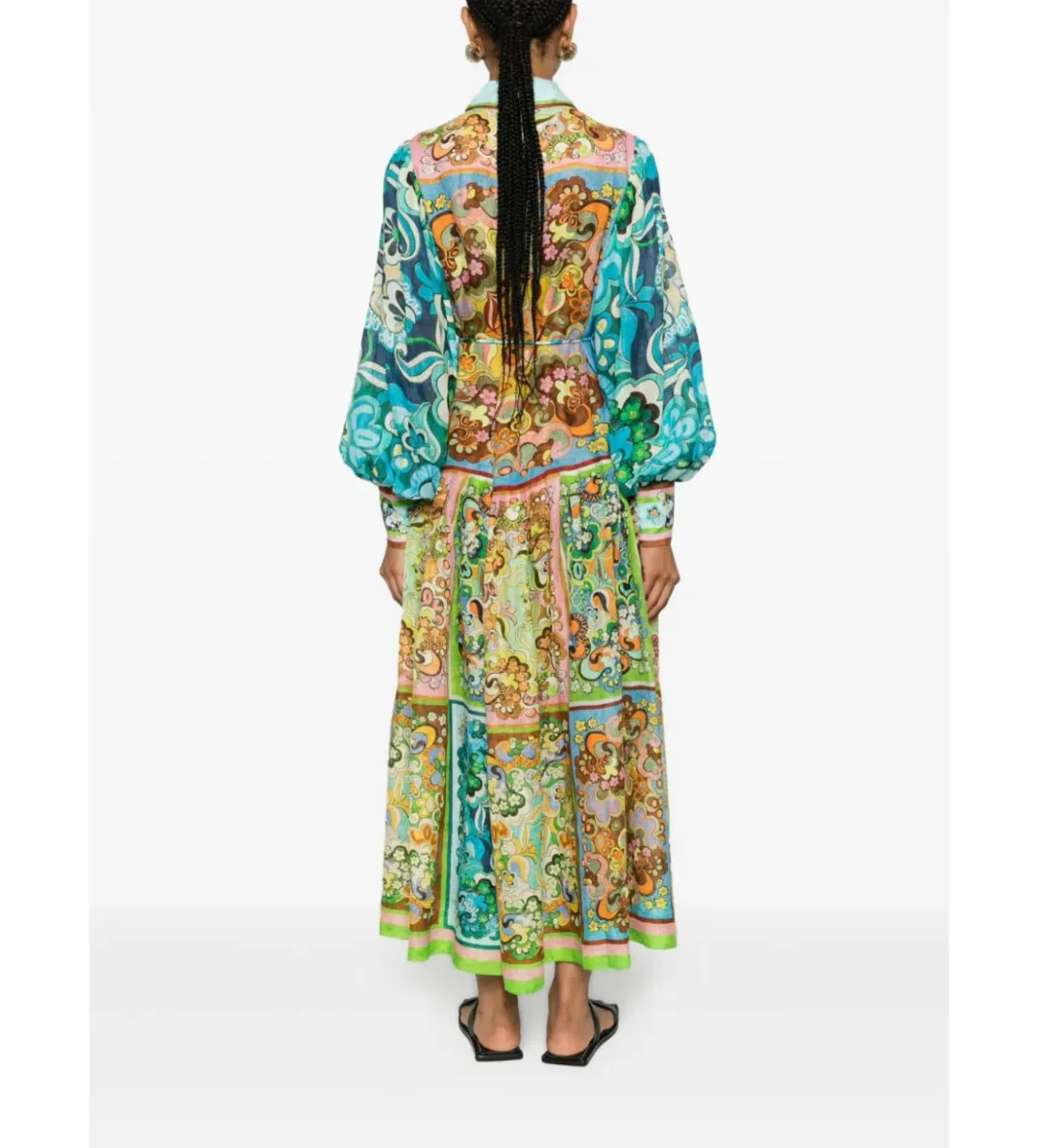Alemais Dreamer Shirtdress Multi Size 14   for rent on The Volte - main image