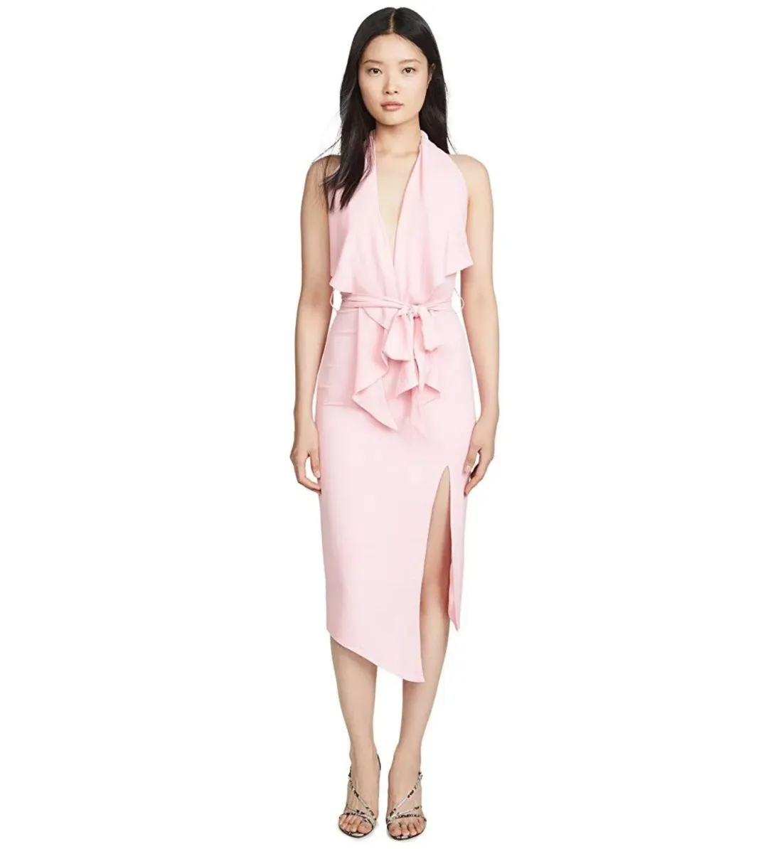 Misha Lorena Dress in Pink Size 8 for rent on The Volte - main image