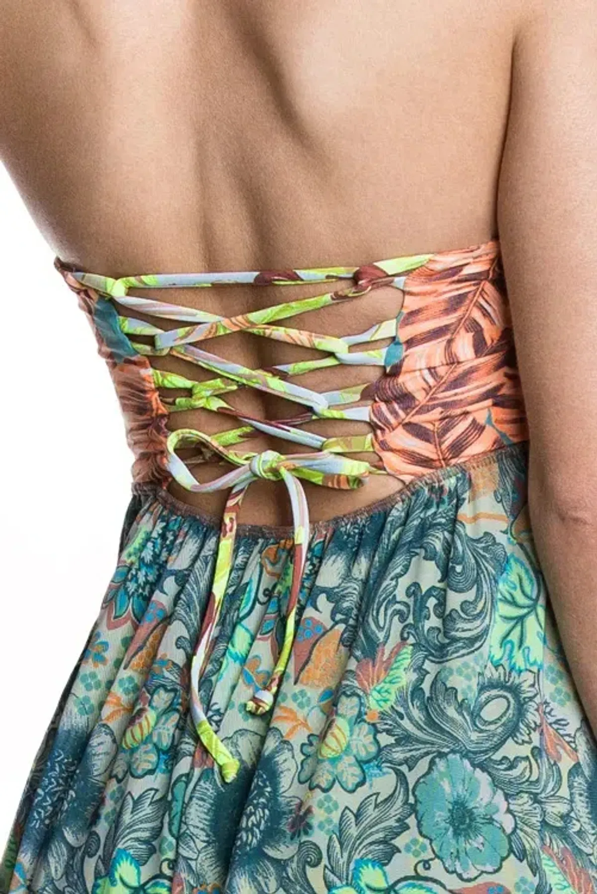 Maaji Swan Song Long Dress Multi Size S / AU 8 - Image 4