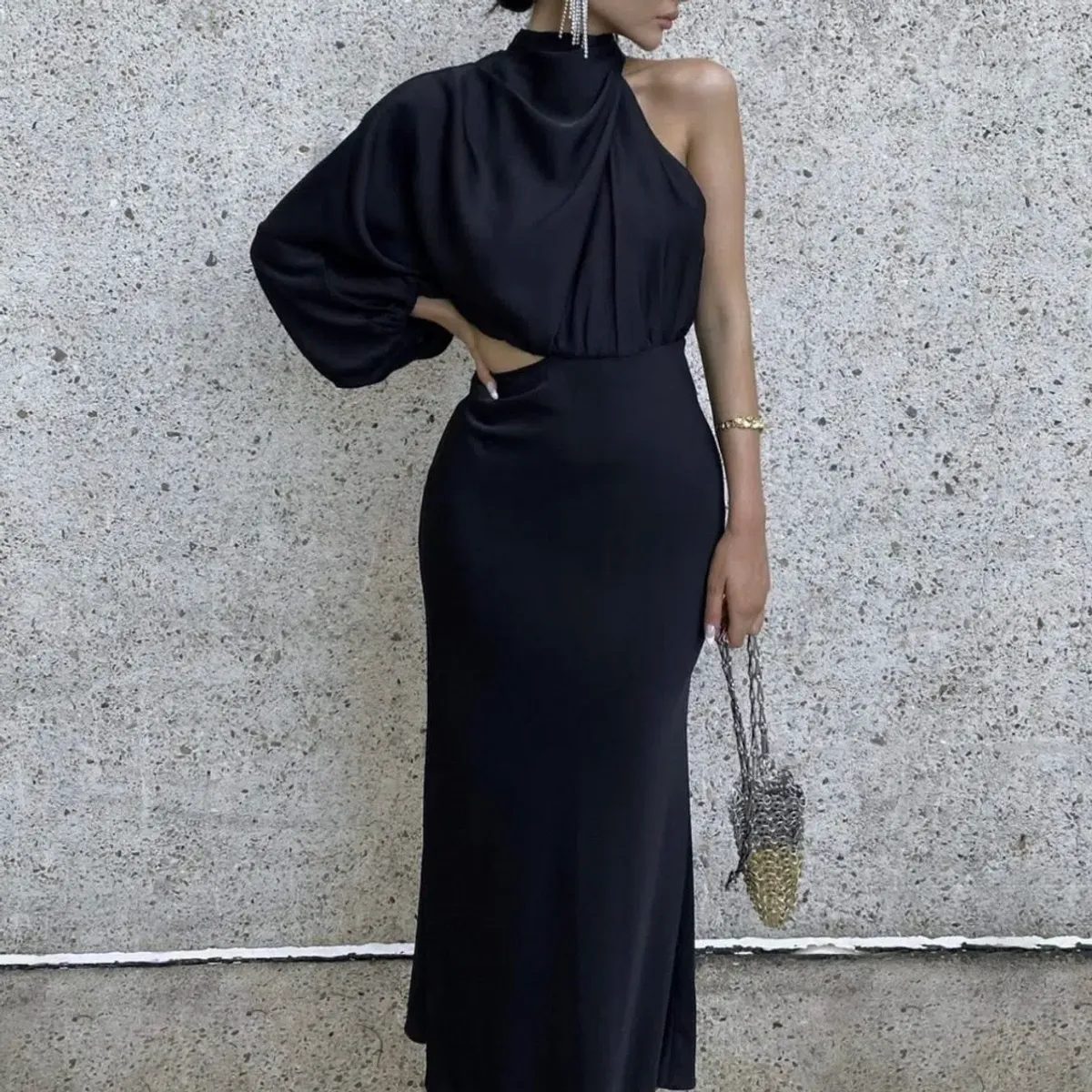 Sheike Olivia Maxi Dress Black Size 14 - Image 2