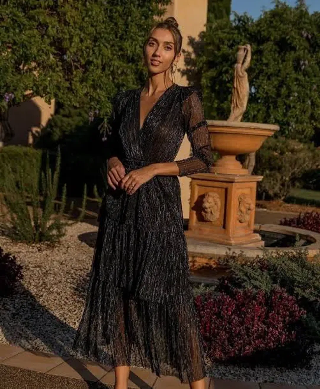 Sheike All That Sparkles Dress Ink Size 14 for rent on The Volte - main image