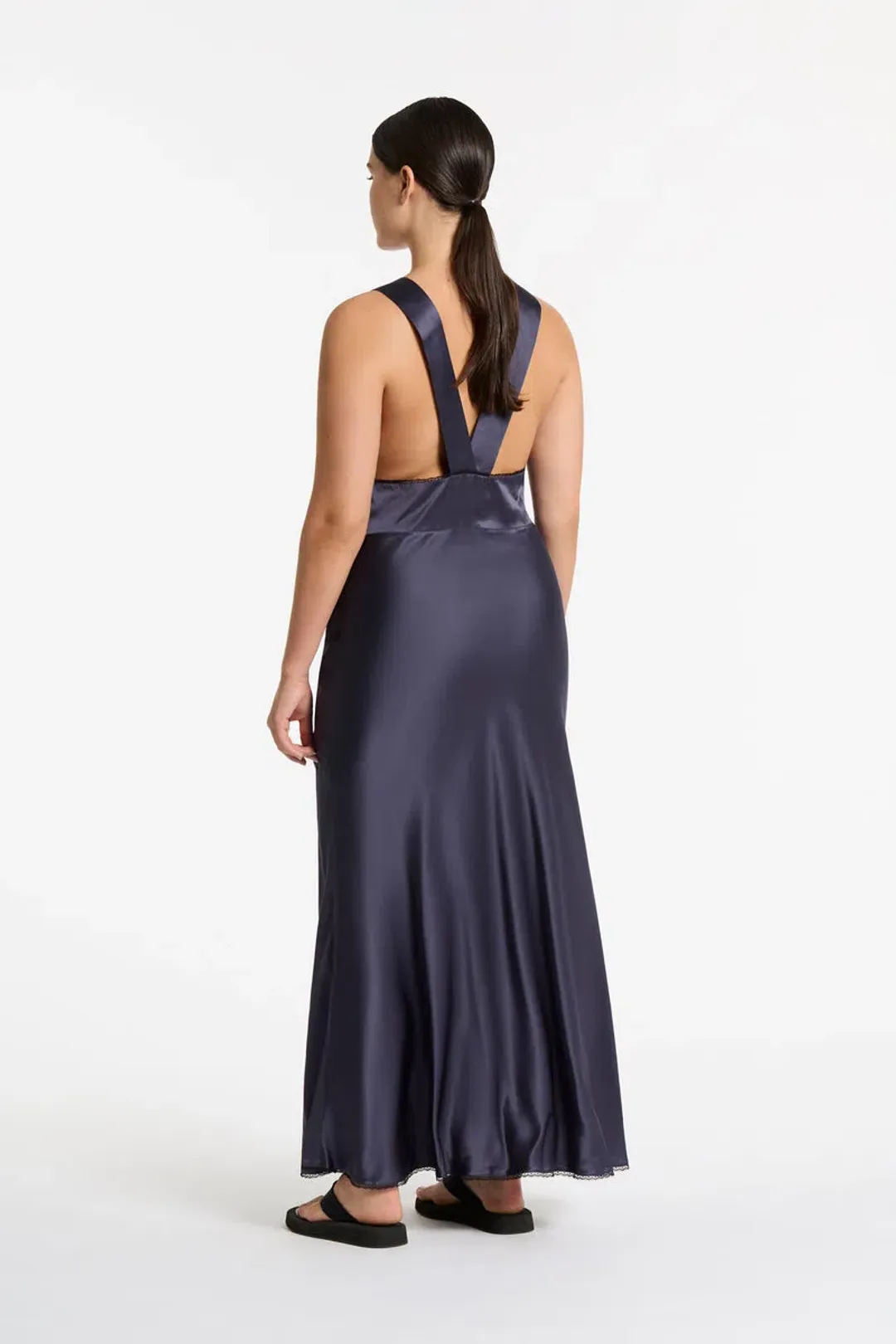Sir the Label Aries Cut Out Gown Navy Size 2 / AU 12 for rent on The Volte - main image
