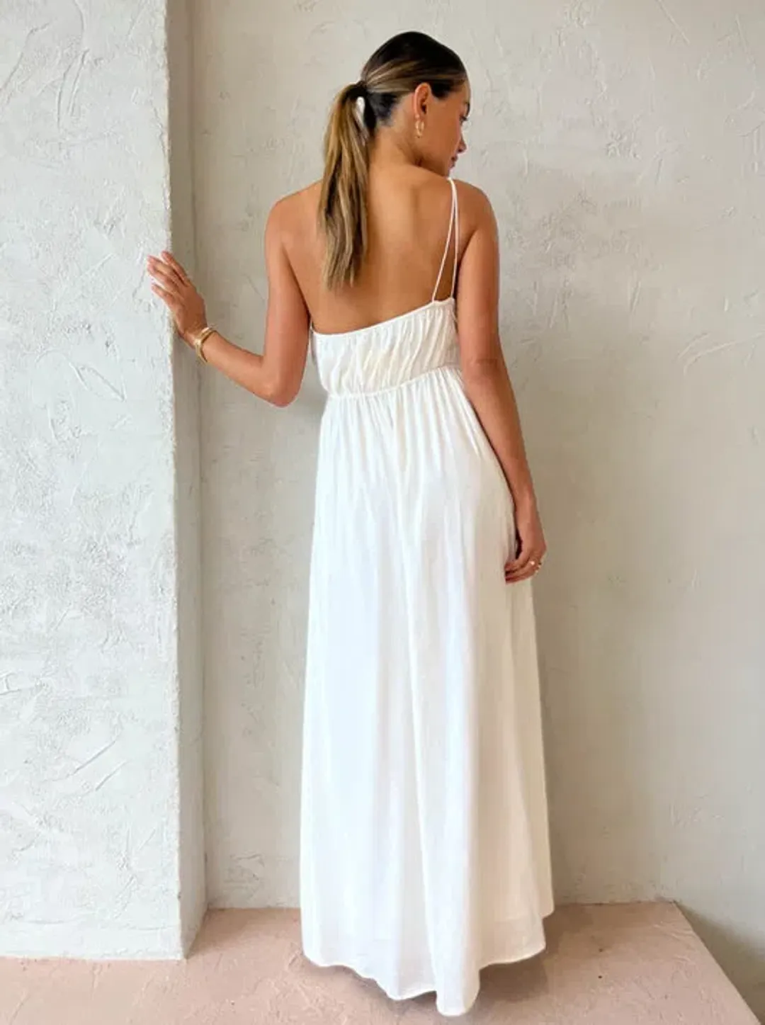 Camilla and Marc Sevilla Dress Cream Size 8 for rent on The Volte - main image