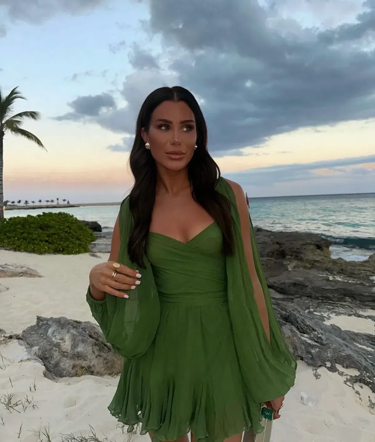 Chic Le Frique Gaia Mini Dress Pistachio Green Size XS / AU 6 - Image 2