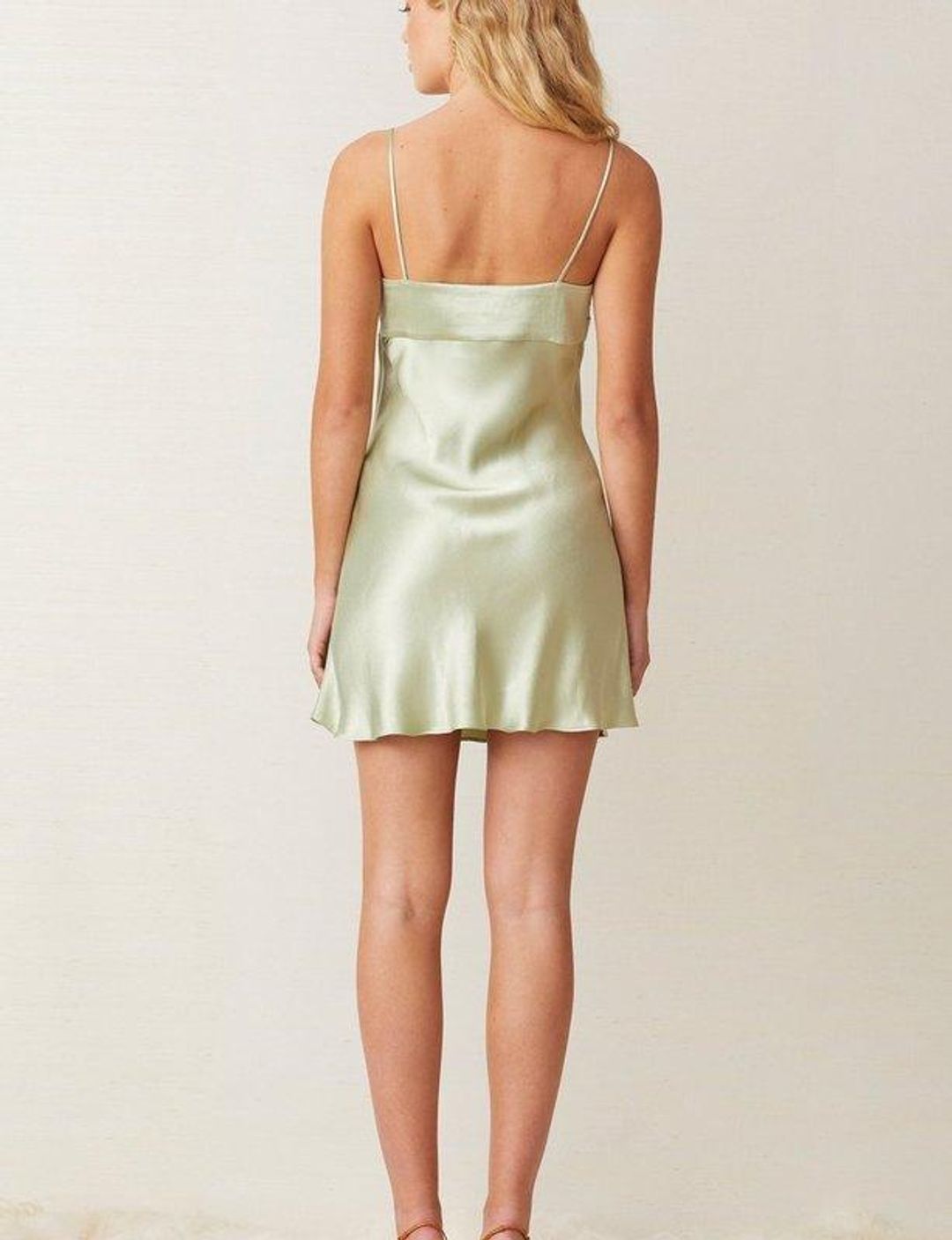 Bec & Bridge Crest Mini Dress  Mint Green Size 10 for rent on The Volte - main image