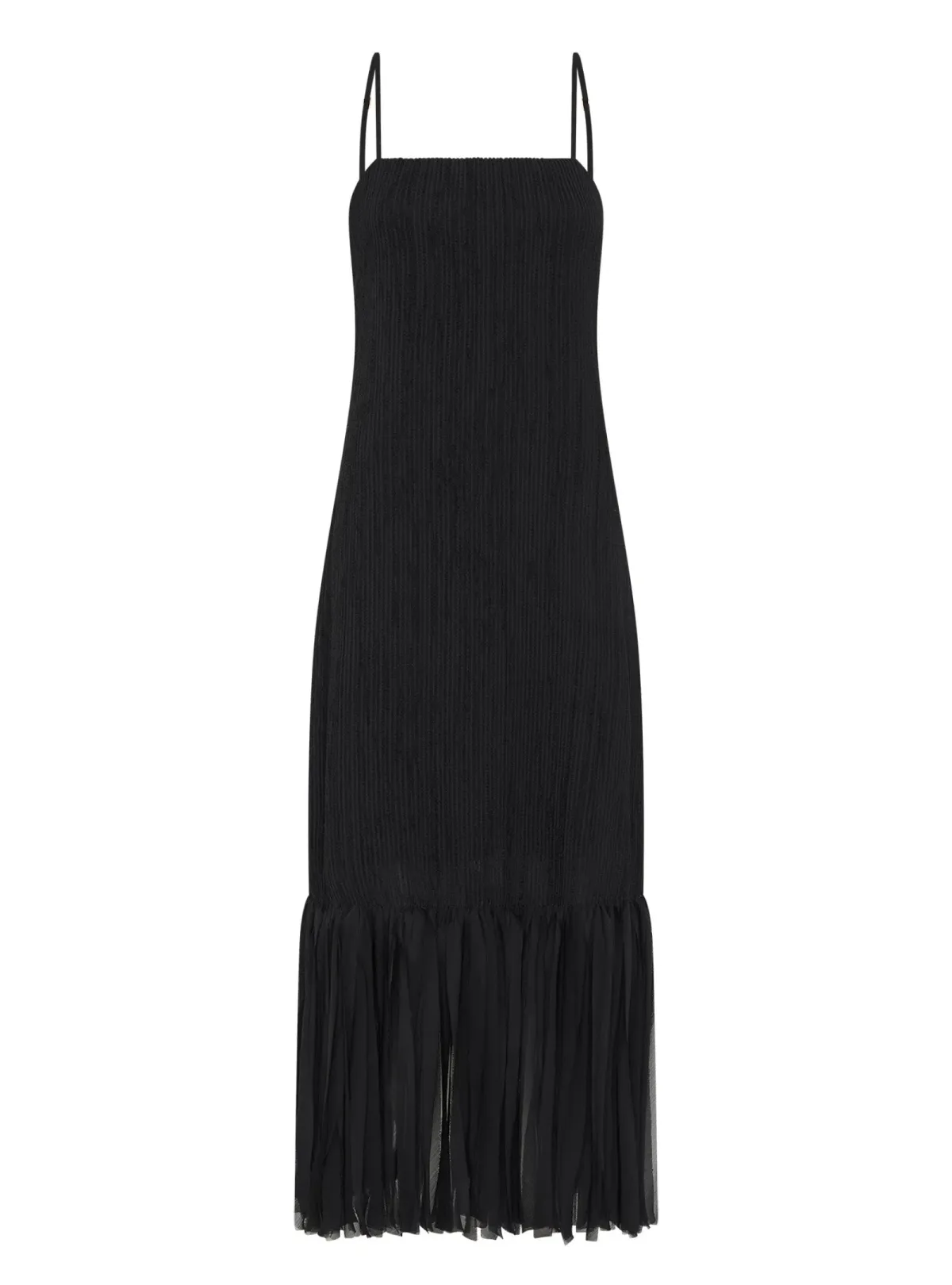 Aje Arris Fringed Maxi Dress in Black Size AU 14 - Image 5
