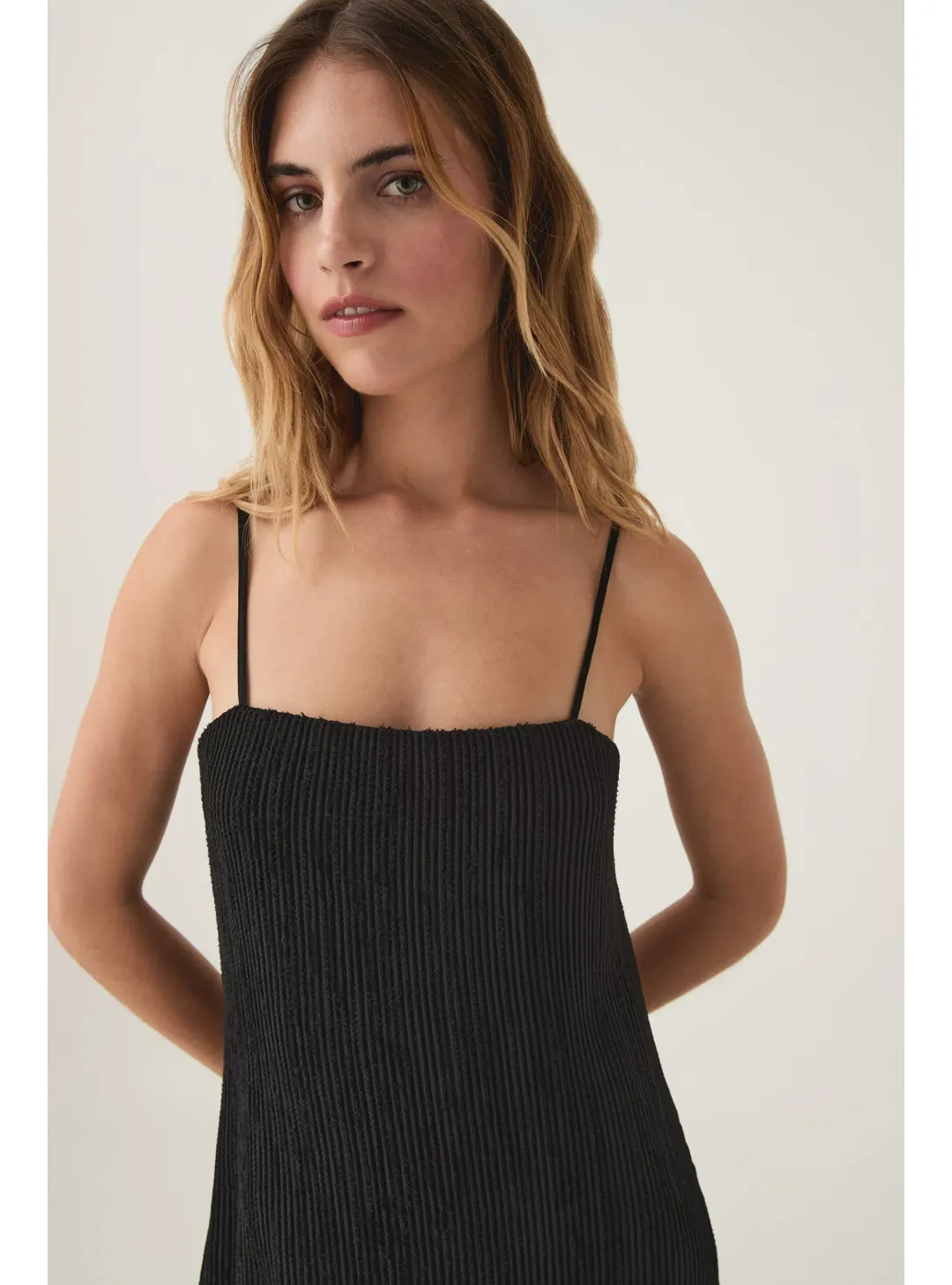 Aje Arris Fringed Maxi Dress in Black Size AU 14 for rent on The Volte - main image