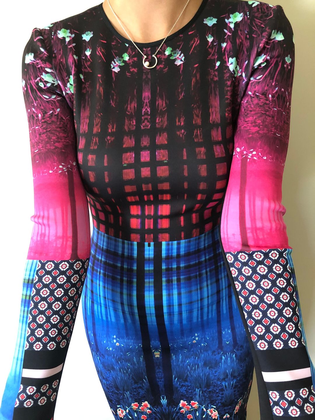 Clover Canyon Enchanted Woodlands Long Sleeve Dress Print Size 8 for rent on The Volte - main image