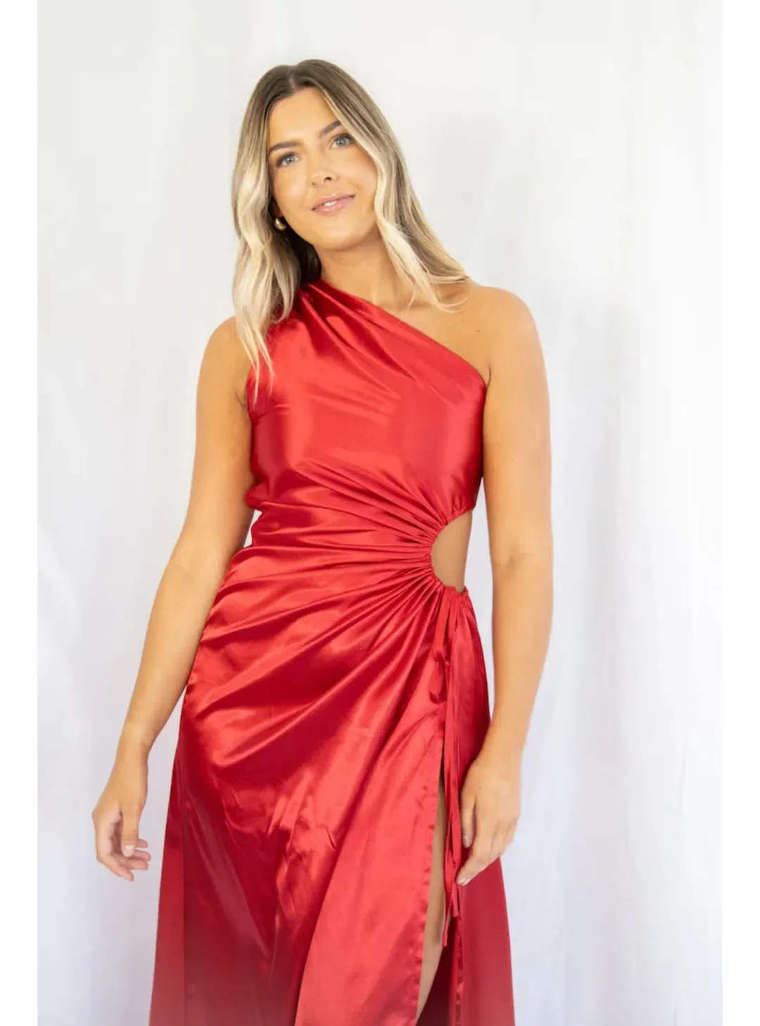 Sonya Moda Nour Red Maxi Dress Red Size AU 8 for rent on The Volte - main image