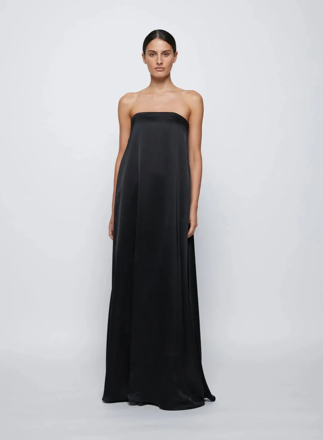 Anna Quan Delfina Maxi Dress Black Ink Size 10 for rent on The Volte - main image