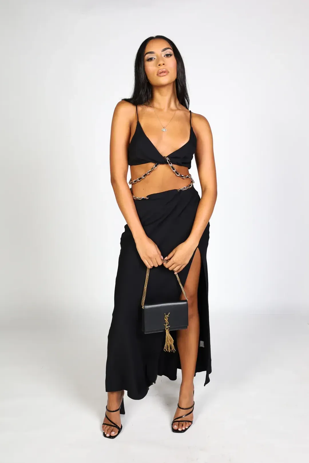 Bec & Bridge Modern Romance Maxi Skirt & Crop Set Size 8 for rent on The Volte - main image