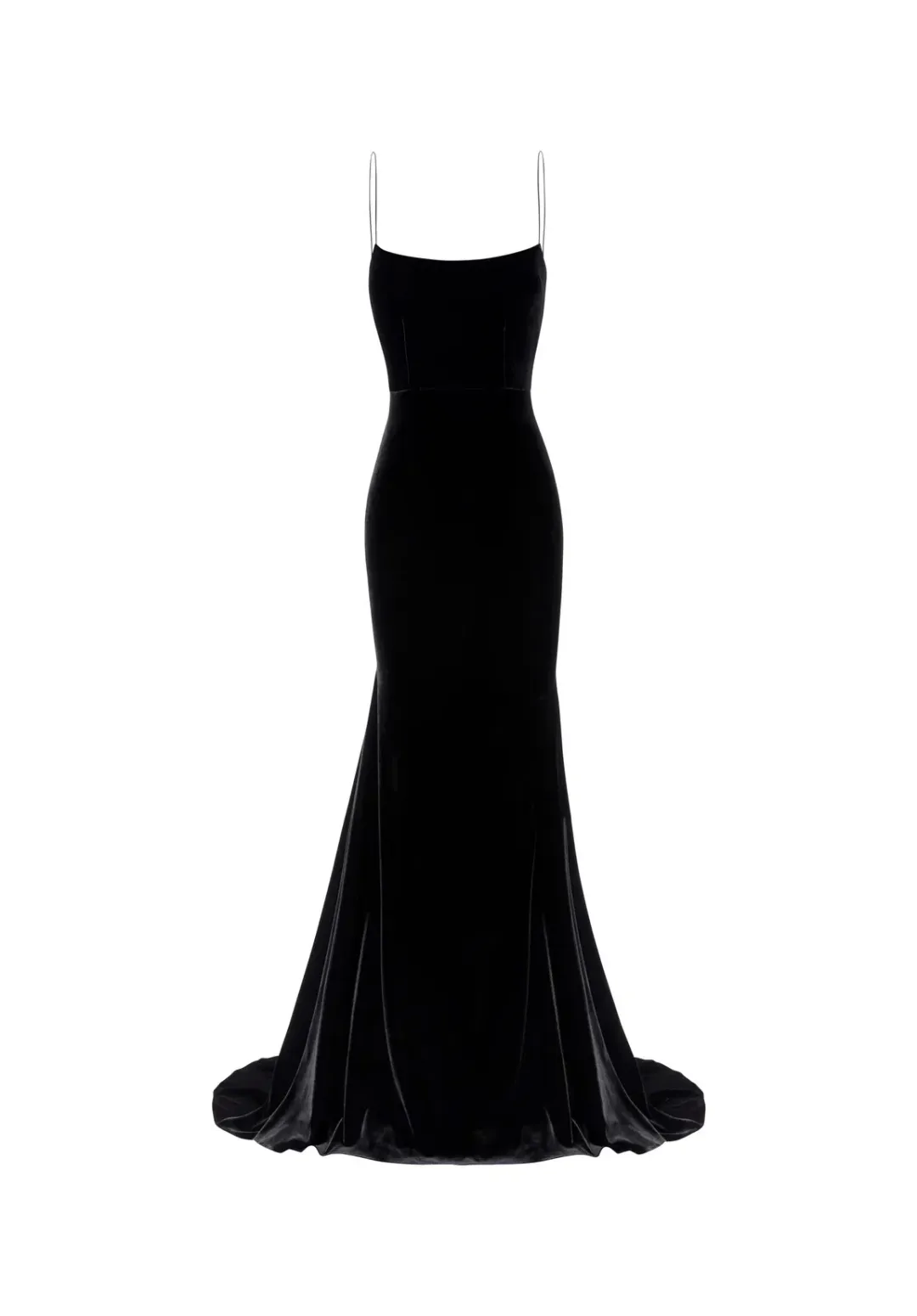Alex Perry Kim Velvet Slip Dress Black Size 8 for rent on The Volte - main image
