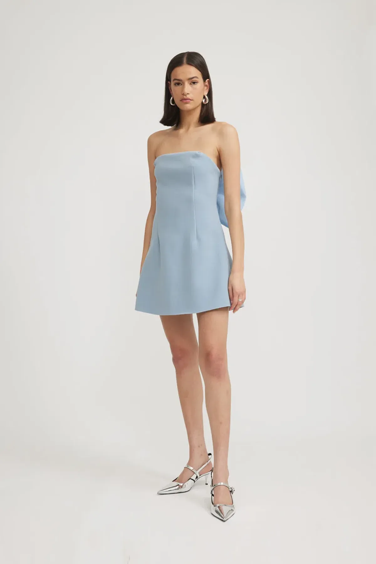 Tojhà  Daria Mini Dress  Powder Blue  Size 8 - Image 2