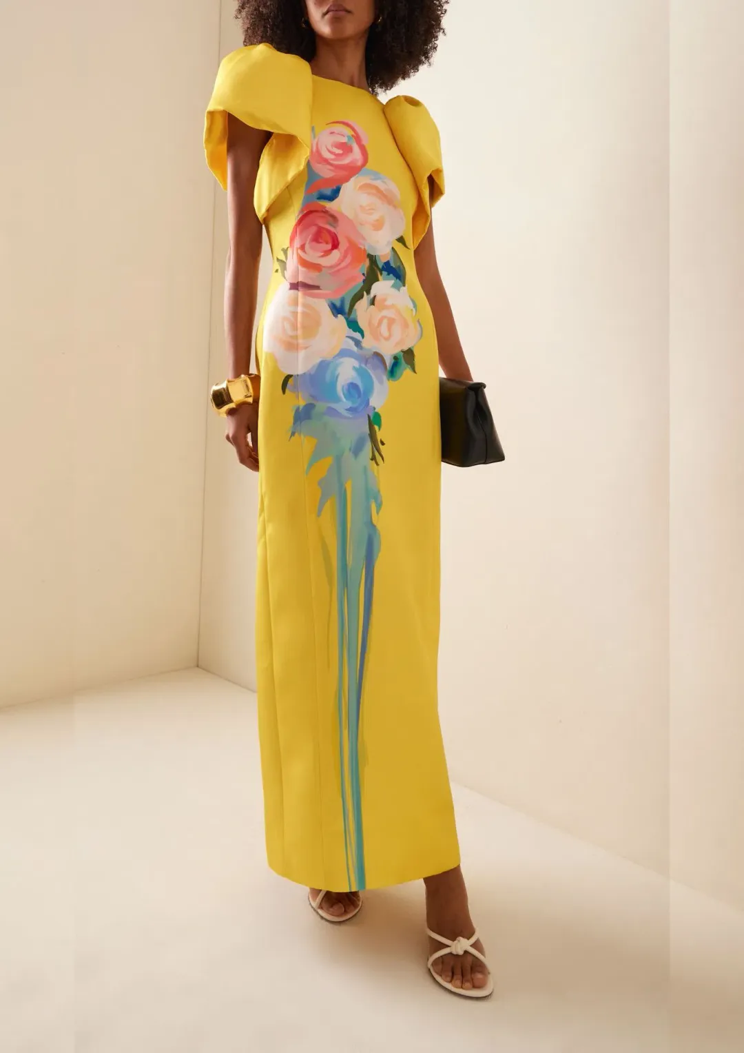 Leo Lin Lucinda Maxi Dress in Bouquet Print Size 10 for rent on The Volte - main image