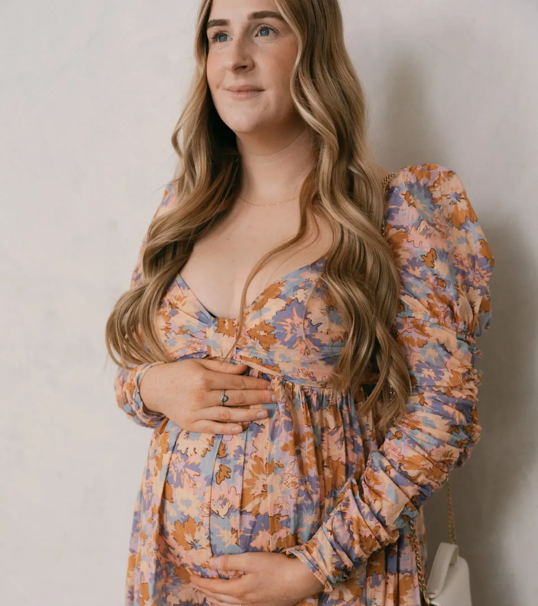 Zimmermann Violet Twist Front Midi Dress Multi Floral Size 2 / AU 8-10 for rent on The Volte - main image