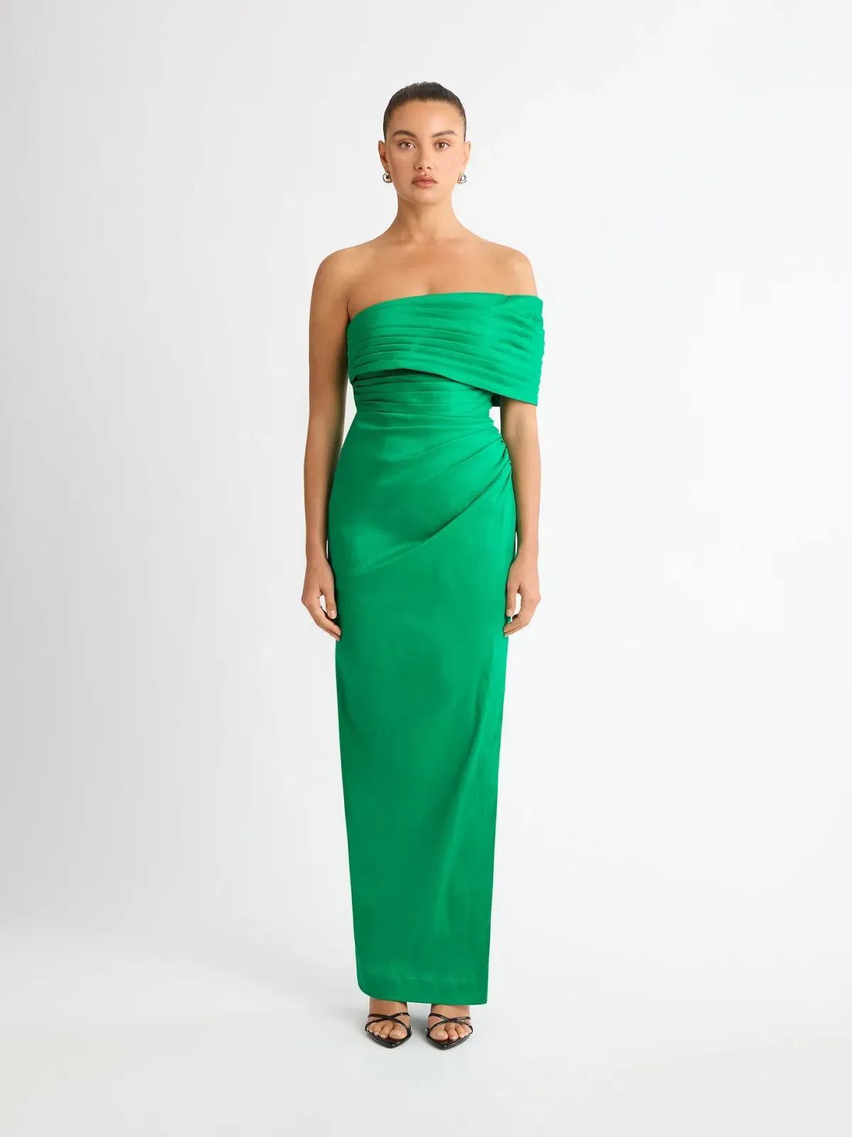 Sheike Giselle Gown in Jade Green Size 10 - Image 1