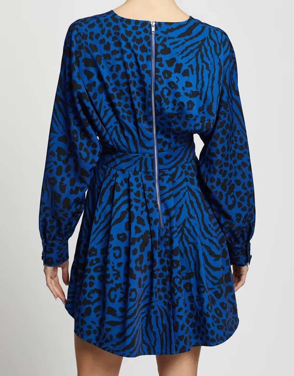 Mossman Wild Thoughts Dress Blue/Print Size 12  - Image 3