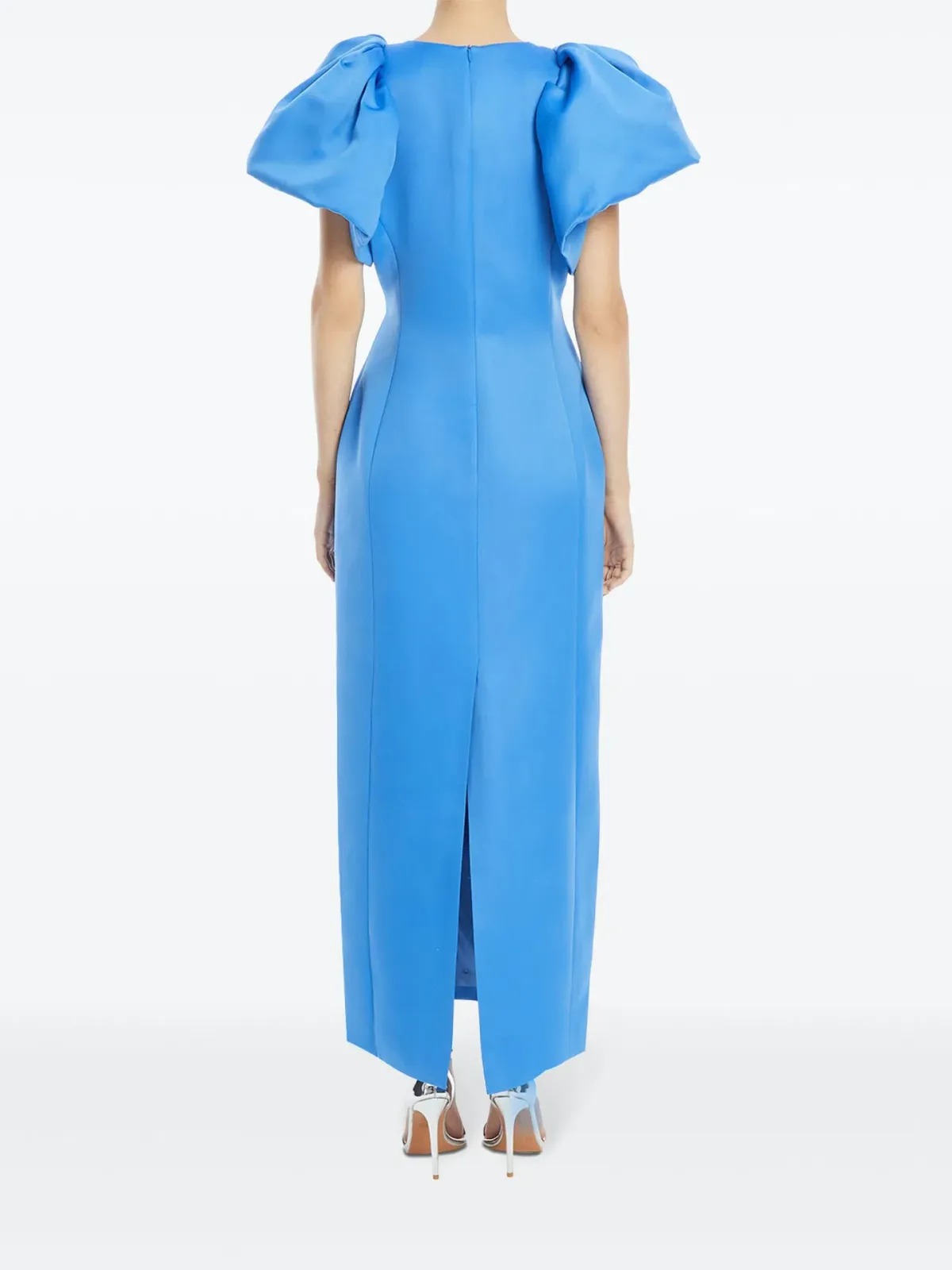 Leo Lin Lucinda Maxi Dress Steel Blue Size 8  - Image 2