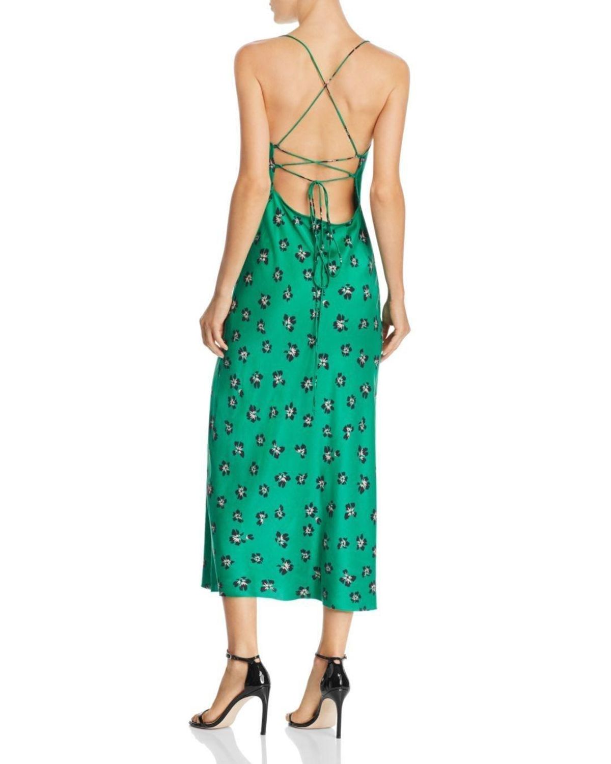 Bec and Bridge Tropicana Midi Dress Green Size 12 - Image 3