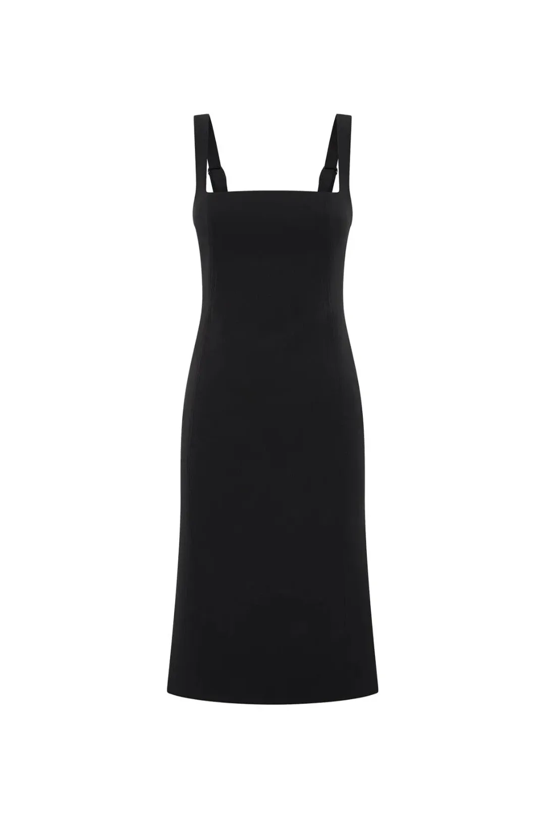 Camilla And Marc Ilona Midi Dress Black Size 12 for rent on The Volte - main image